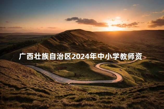 广西壮族自治区2024年中小学教师资格认定公告